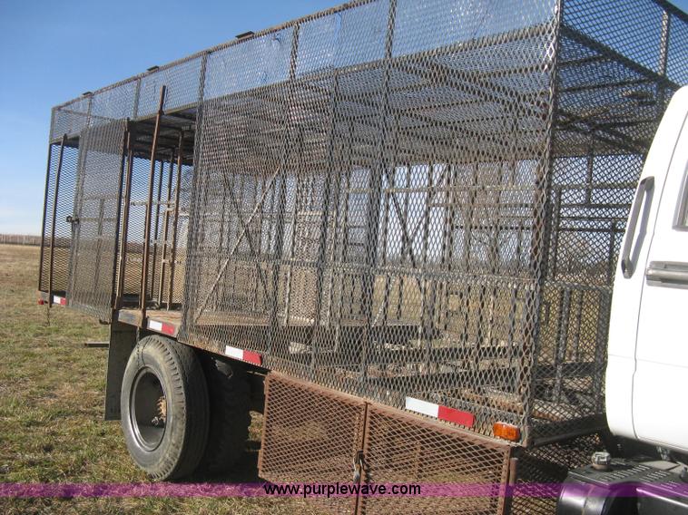 image for item B8349 1992 GMC TopKick concrete form cage truck