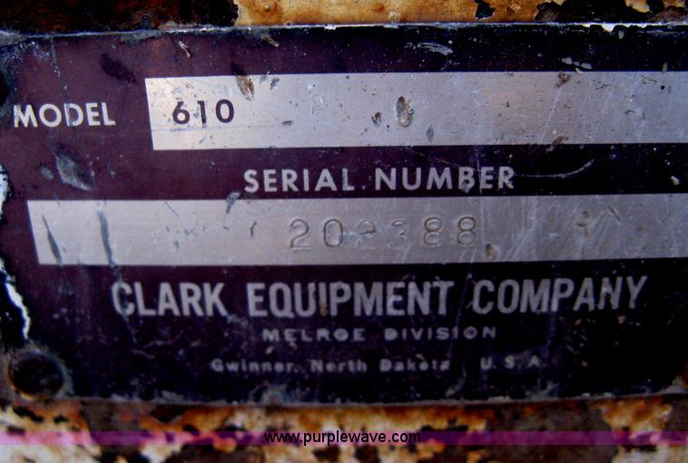 image for item B8440 1972 Bobcat 610 skid steer