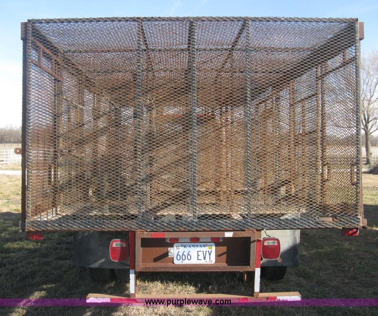 image for item B8491 1991 GMC TopKick SLE concrete form cage truck