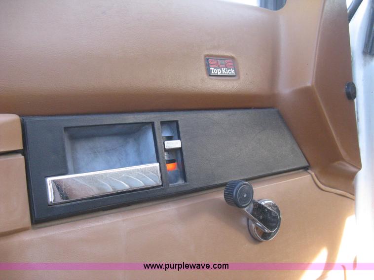 image for item B8491 1991 GMC TopKick SLE concrete form cage truck