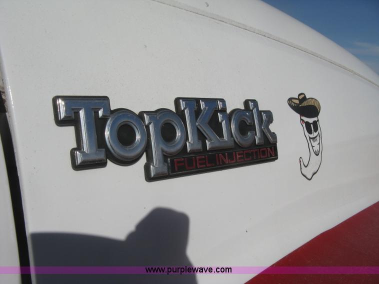 image for item B8491 1991 GMC TopKick SLE concrete form cage truck