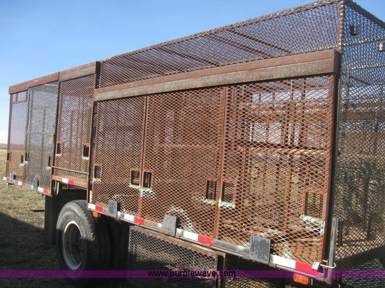 image for item B8491 1991 GMC TopKick SLE concrete form cage truck