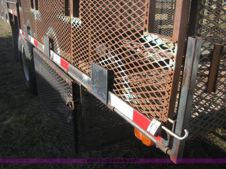 image for item B8491 1991 GMC TopKick SLE concrete form cage truck