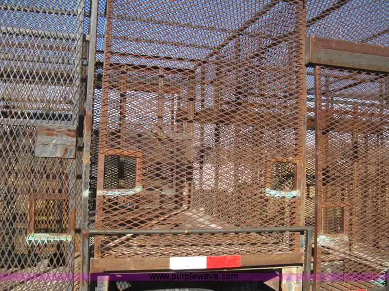 image for item B8491 1991 GMC TopKick SLE concrete form cage truck