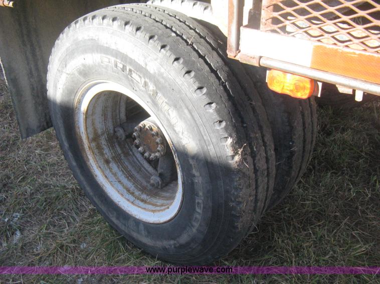 image for item B8491 1991 GMC TopKick SLE concrete form cage truck