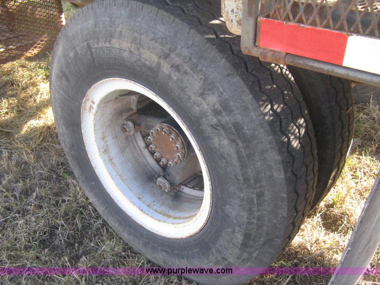 image for item B8491 1991 GMC TopKick SLE concrete form cage truck