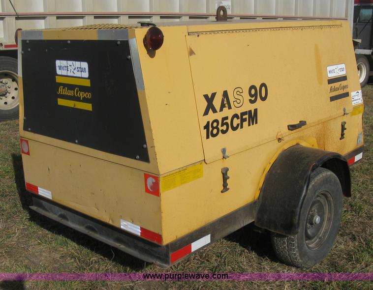 image for item B8492 1993 Atlas Copco XAS90 portable air compressor