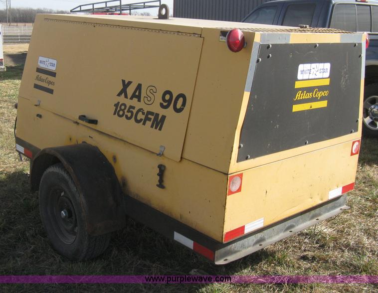 image for item B8492 1993 Atlas Copco XAS90 portable air compressor