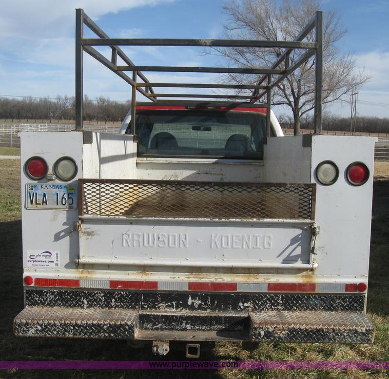 image for item B8493 2002 Ford F350  XL Super Duty Crew Cab utility truck