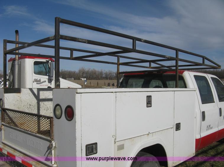 image for item B8493 2002 Ford F350  XL Super Duty Crew Cab utility truck