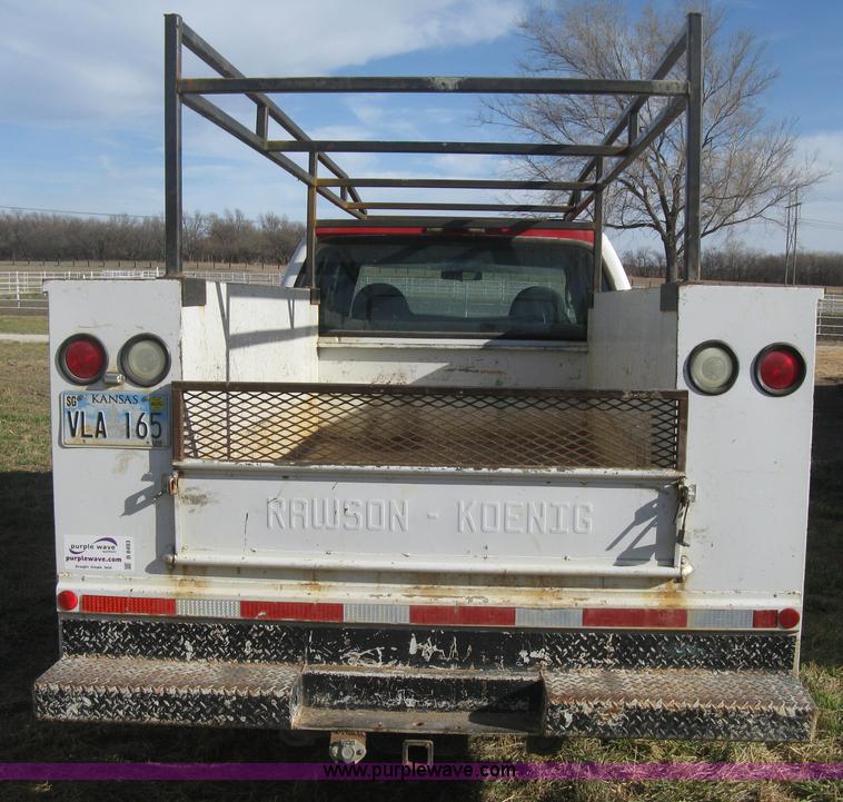 image for item B8493 2002 Ford F350  XL Super Duty Crew Cab utility truck