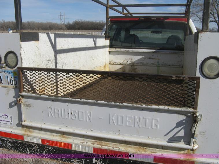 image for item B8493 2002 Ford F350  XL Super Duty Crew Cab utility truck