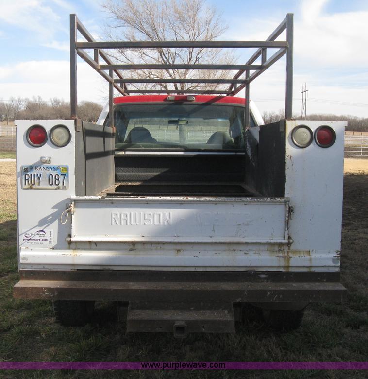 image for item B8496 1999 Ford F250 XLT Super Duty Crew Cab utility truck