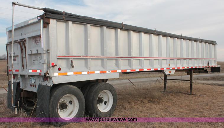 image for item E2551 1990 Schein 39AF tandem axle end dump trailer