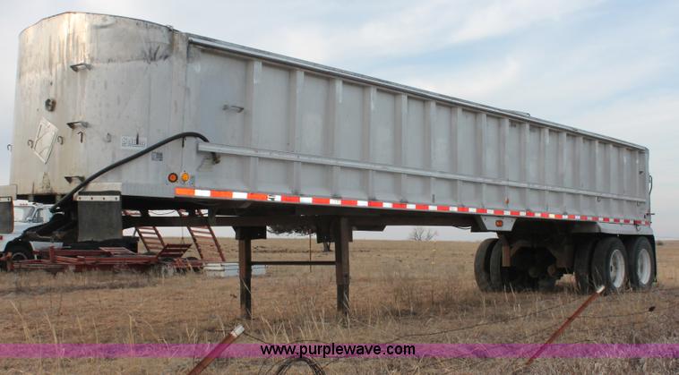 image for item E2551 1990 Schein 39AF tandem axle end dump trailer