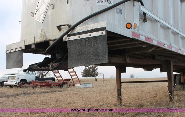 image for item E2551 1990 Schein 39AF tandem axle end dump trailer