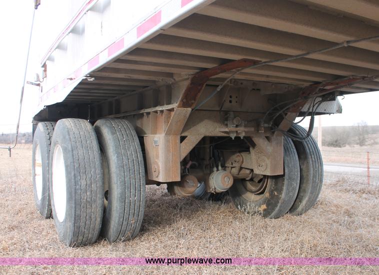 image for item E2551 1990 Schein 39AF tandem axle end dump trailer