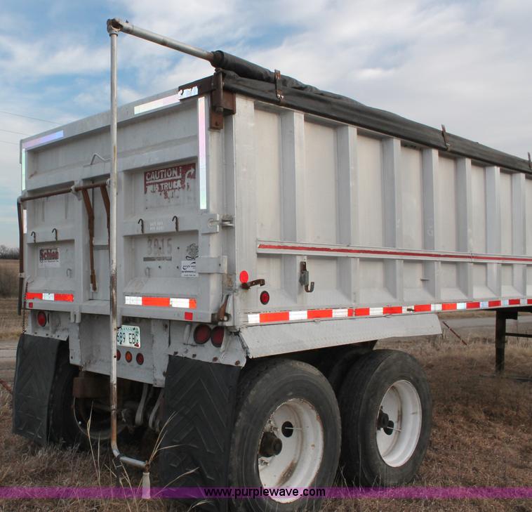 image for item E2551 1990 Schein 39AF tandem axle end dump trailer