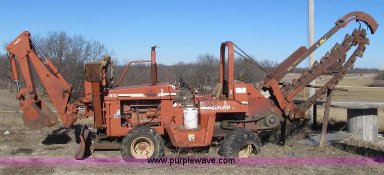 image for item E3671 1994 Ditch Witch 7610 trencher