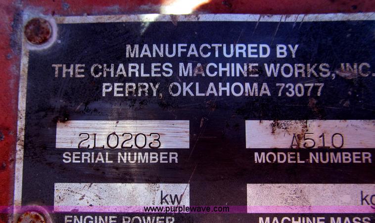 image for item E3671 1994 Ditch Witch 7610 trencher