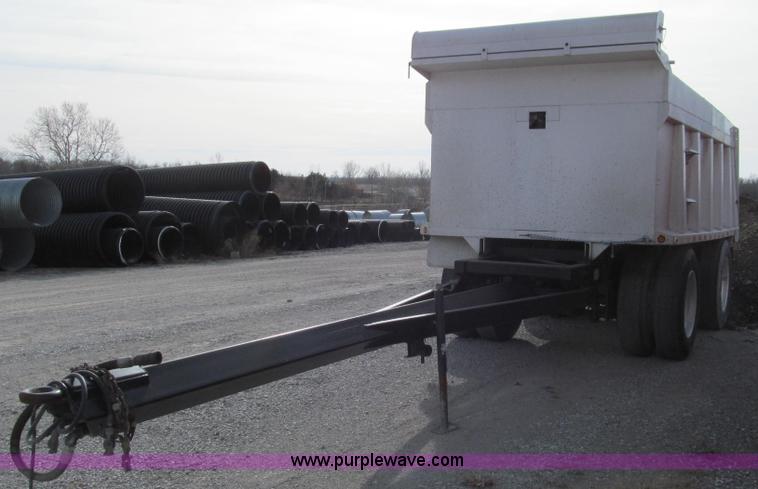 image for item E3689 1997 Brady Equipment pup trailer