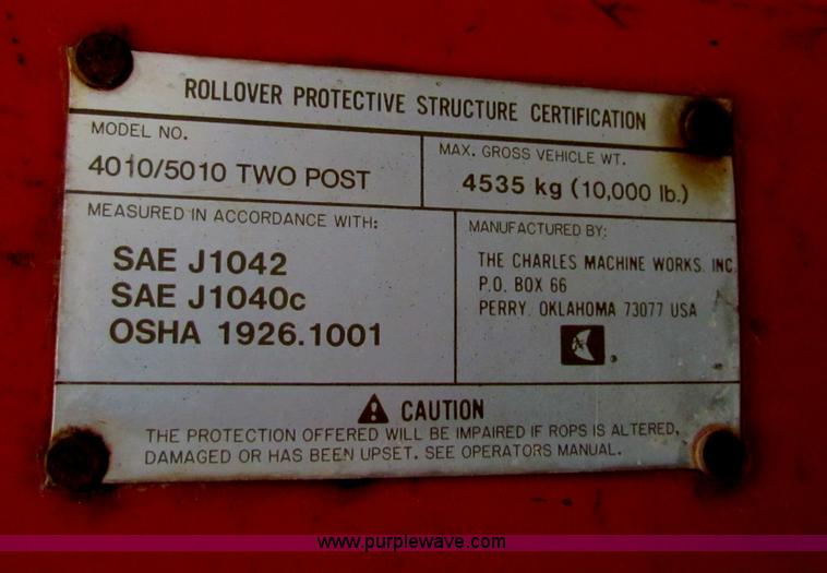 image for item E8293 1999 Ditch Witch 4010 trencher