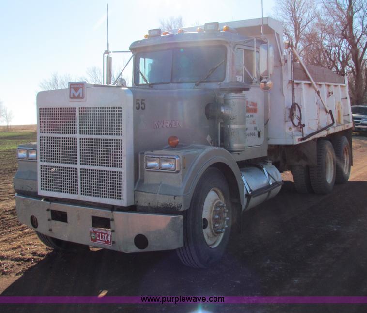 image for item E8301 1985 Marmon dump truck