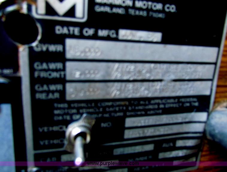 image for item E8301 1985 Marmon dump truck