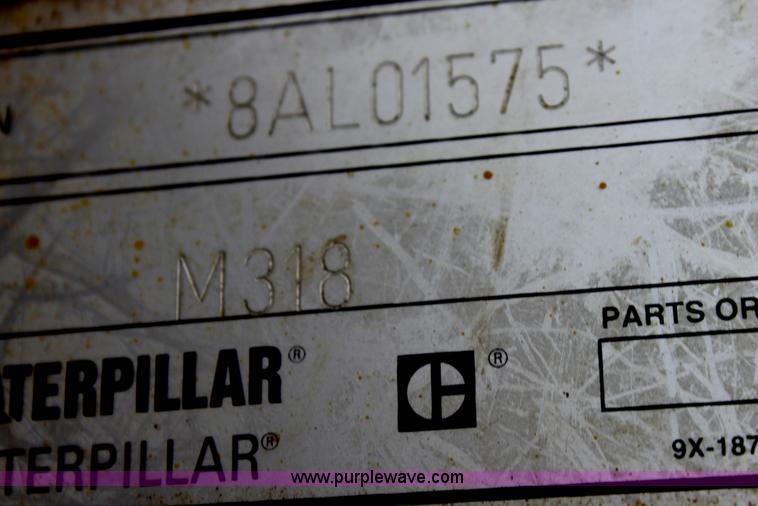 image for item E8349 1998 Caterpillar M318 mobile excavator