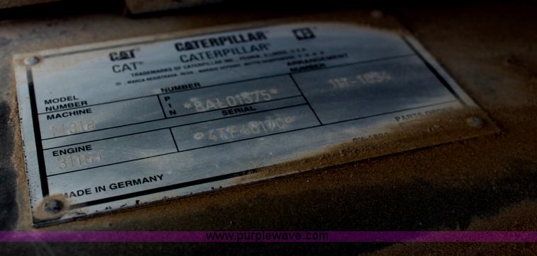 image for item E8349 1998 Caterpillar M318 mobile excavator