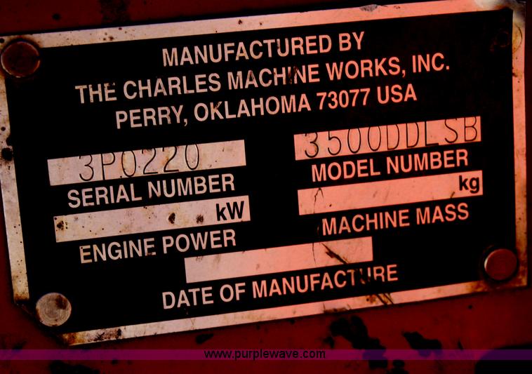 image for item F2857 Ditch Witch 3500DDLSB trencher