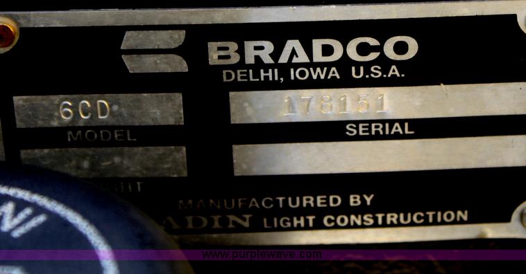 image for item F2862 Bradco 625 ditch skid steer attachment