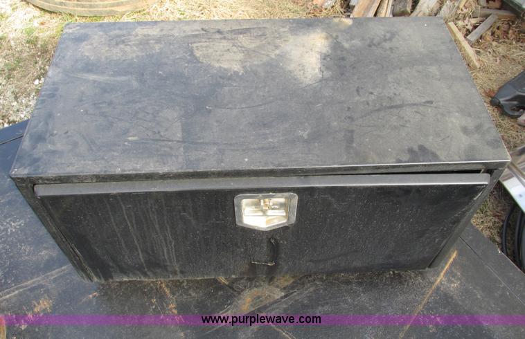 image for item F4220 12.5' flatbed with dump hoist