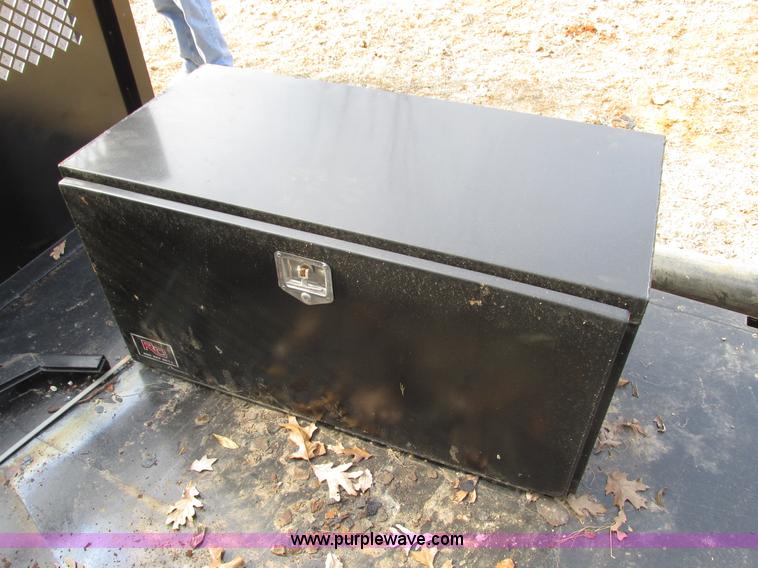 image for item F4220 12.5' flatbed with dump hoist