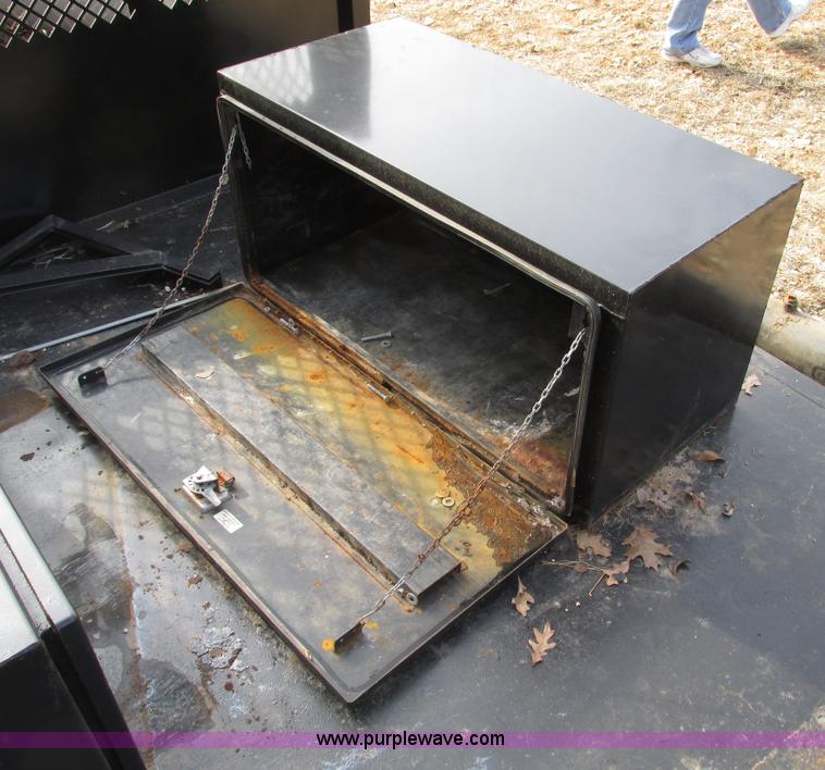 image for item F4220 12.5' flatbed with dump hoist