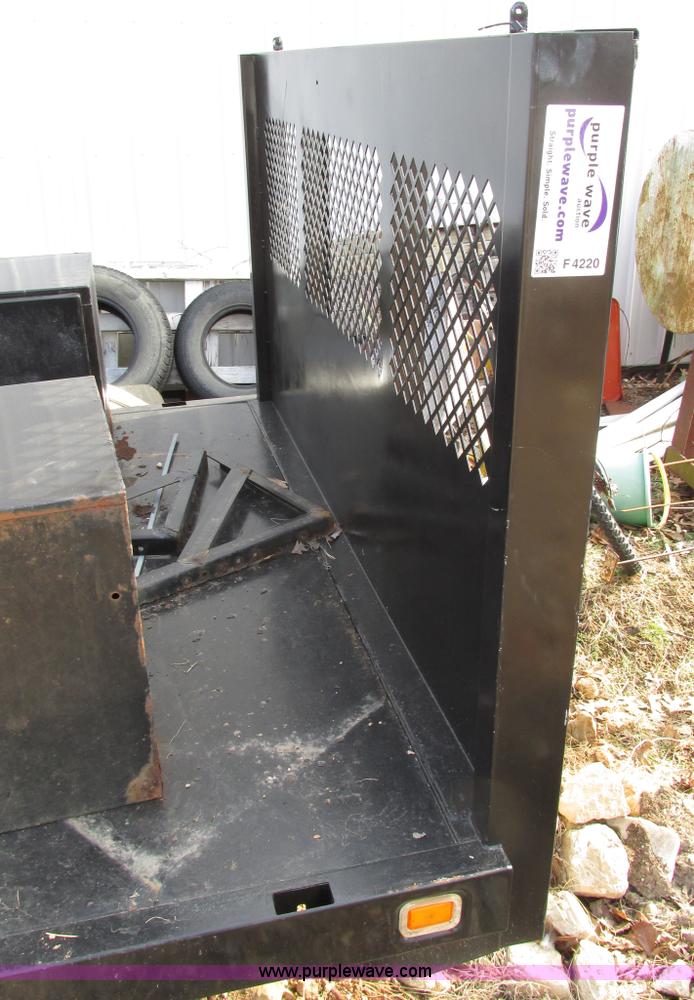 image for item F4220 12.5' flatbed with dump hoist