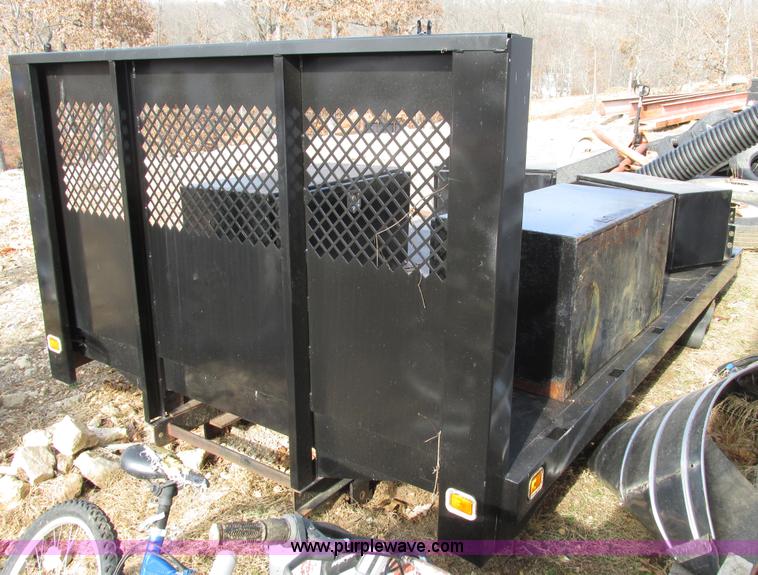 image for item F4220 12.5' flatbed with dump hoist