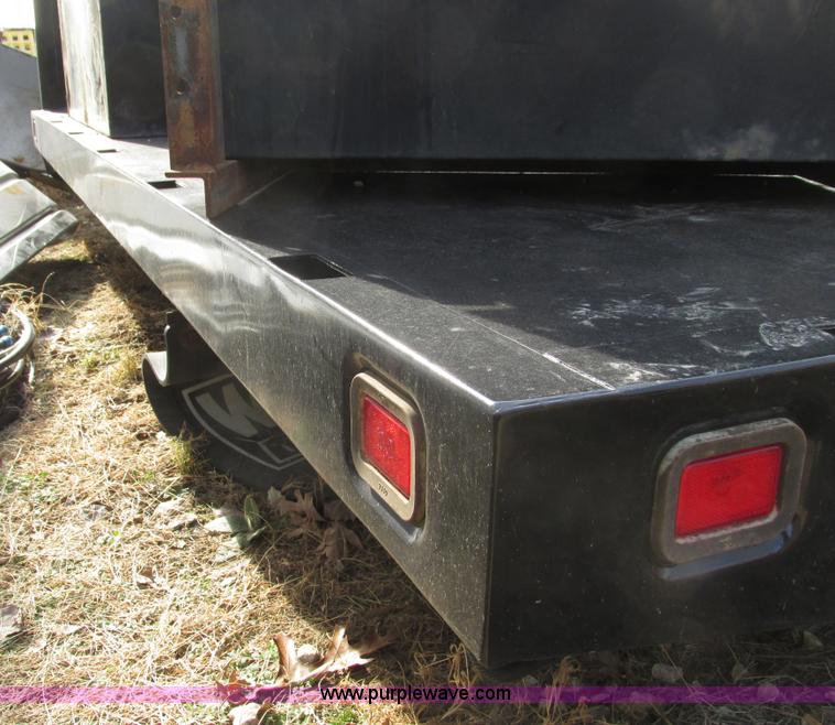 image for item F4220 12.5' flatbed with dump hoist