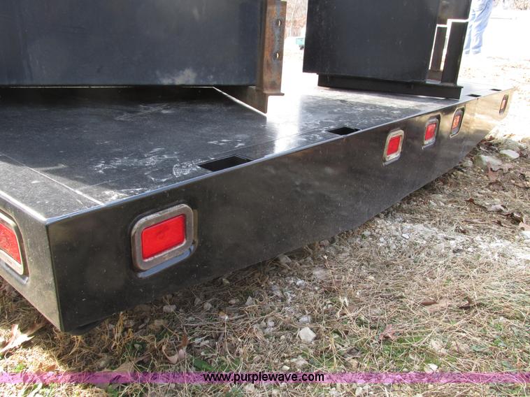 image for item F4220 12.5' flatbed with dump hoist