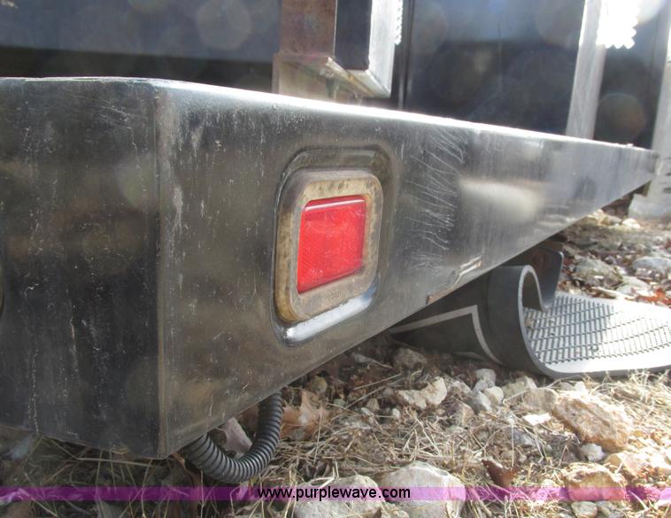 image for item F4220 12.5' flatbed with dump hoist