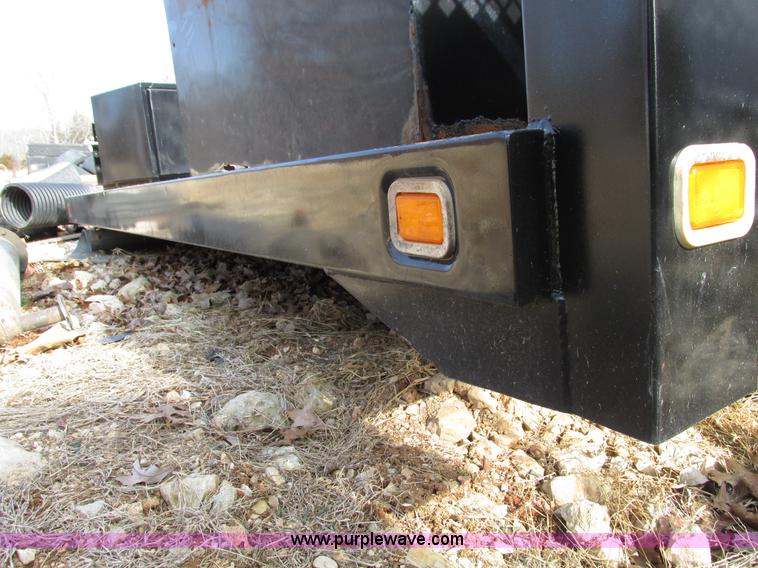 image for item F4220 12.5' flatbed with dump hoist