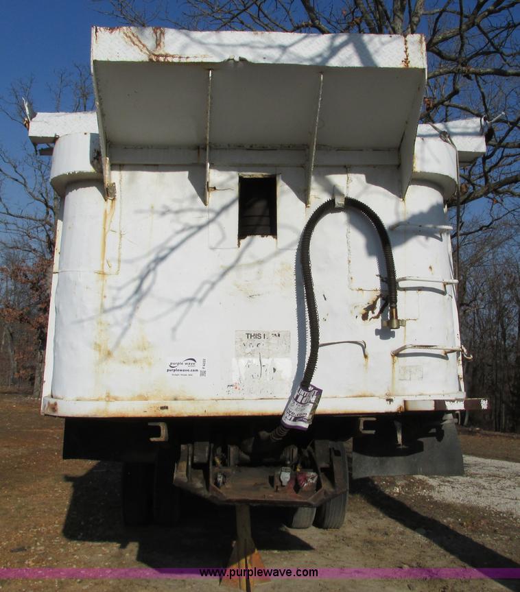 image for item F4222 1965 Lacrosse 20' end dump trailer