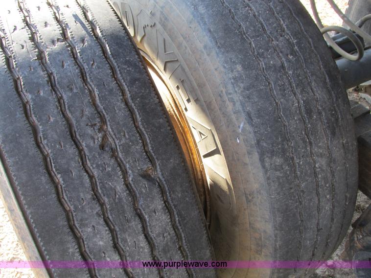 image for item F4222 1965 Lacrosse 20' end dump trailer