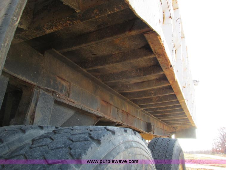 image for item F4222 1965 Lacrosse 20' end dump trailer