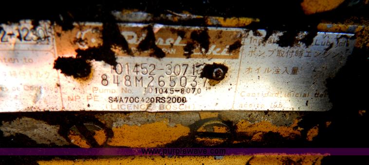 image for item G7611 1990 Komatsu D21E-6 dozer