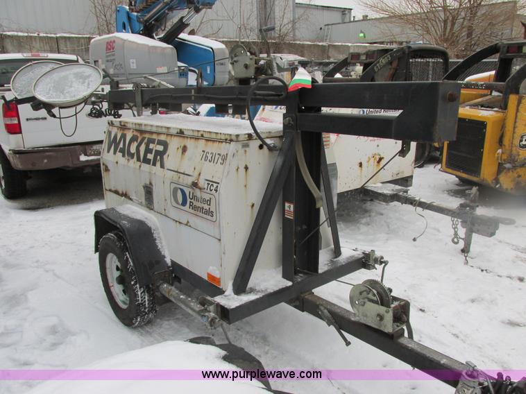 image for item AB9443 Wacker LTC4L towable telescopic light tower