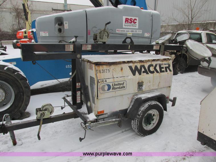 image for item AB9443 Wacker LTC4L towable telescopic light tower