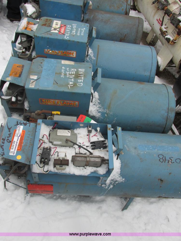 image for item AB9478 (4) Sure Flame S405 natural gas direct fired heaters