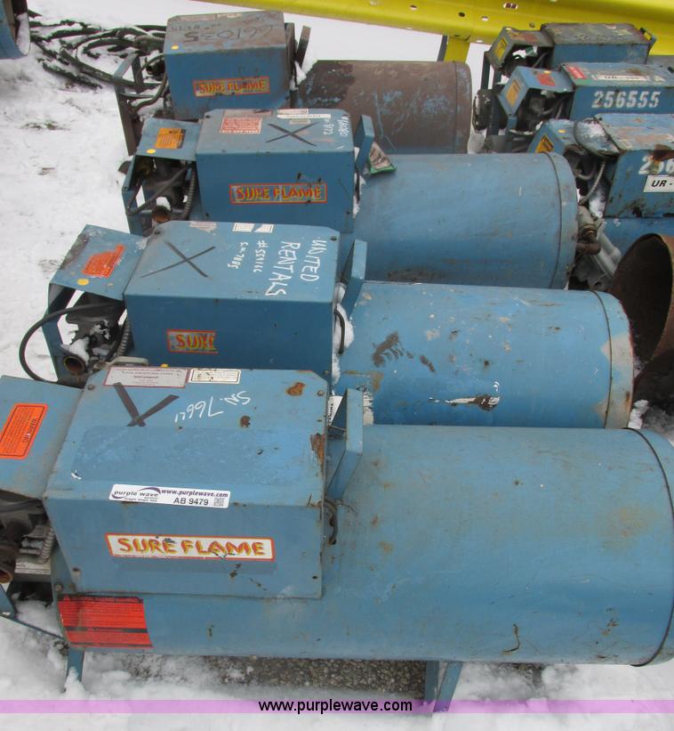 image for item AB9479 (4) Sureflame S405 direct fired natural gas heaters