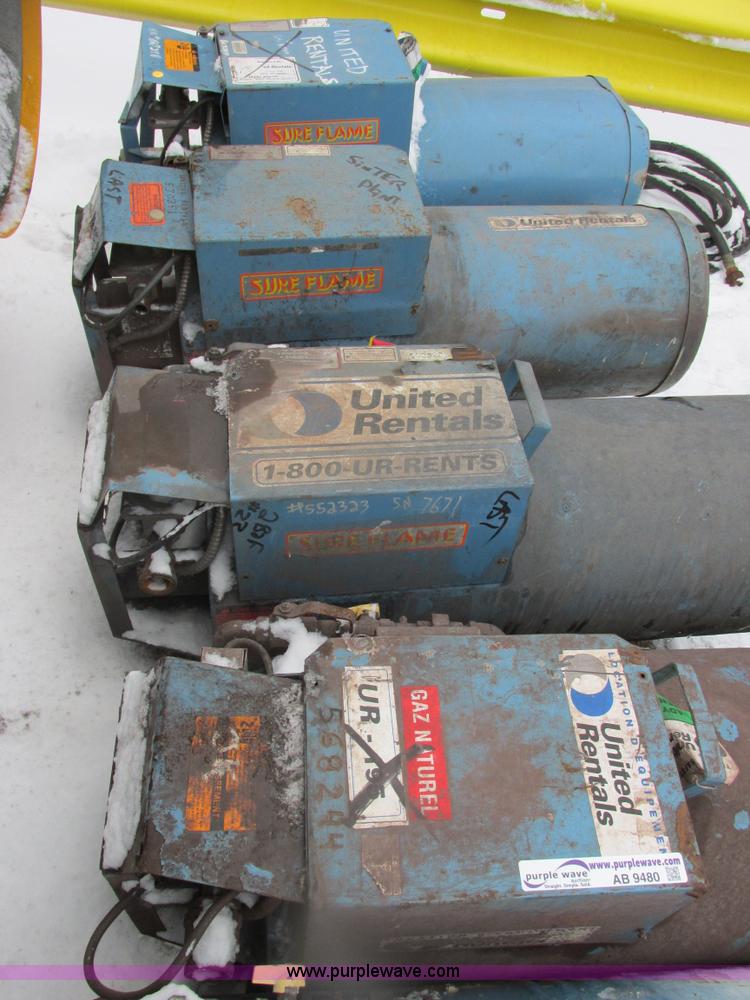 image for item AB9480 (4) Sureflame S405 natural gas direct fired heaters